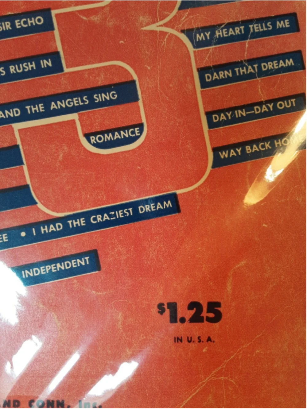 Vintage sheet Music The 33 by BVC This is a great song folio Words & Music